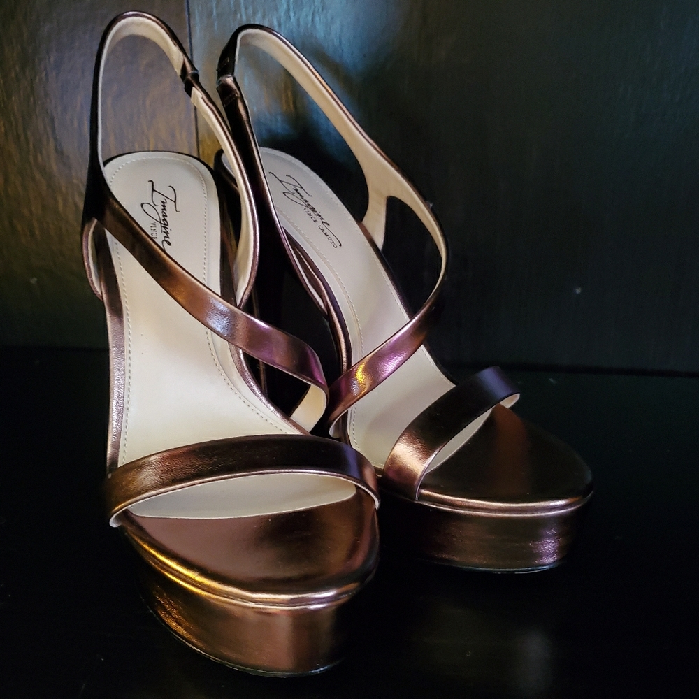 Imagine Vince Camuto Piera Open Toe Sling Back 7.5